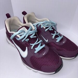 NIKE Size 9 - WOMENS Flex Training Low BURGUNDY #443836-500